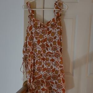 Floral Sleeveless Romper